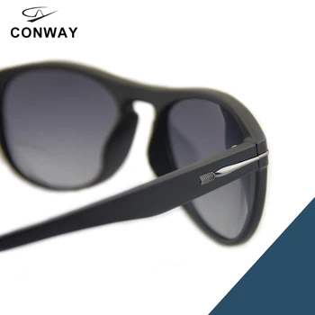 CONWAY Ușor TR90 ochelari de Soare pentru Barbati Femei Supradimensionat ochelari de Soare de Conducere Ochelari Polarizati UV Bloc Stil de Europa