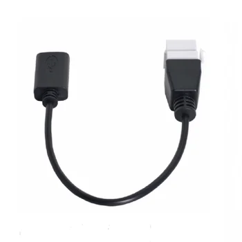 USB 2.0 de sex Feminin la femei Extensia Exteder Cuplaj Cablu cu Keystone Panou Montare Găuri 20cm