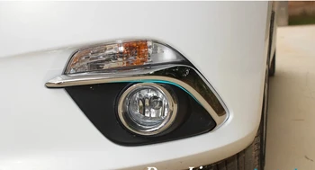 Lapetus Crom Lumini de Ceață Față Lămpi de Acoperire Trim Fit Pentru Mazda 3 AXELA Hatchback Sedan 2016 ABS