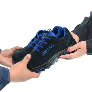 De dimensiuni mari 47-50 pantofi de lucru Bărbați Respirabil Pantofi de protecție din Oțel Tep cu Puncție Dovada Midsole Rezistenta la Alunecare Bocanci Barbati