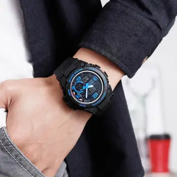 SKMEI Bărbați Ceas Inteligent Ceas Digital Sport Ceasuri de mana 5Bar Impermeabil Dual Display Ceasuri Relogio Masculino 1517