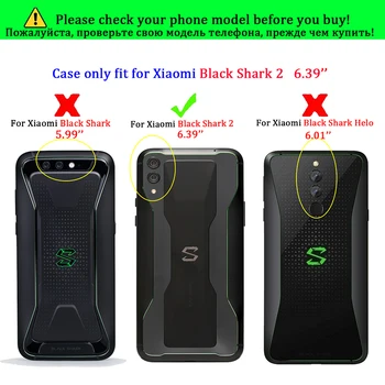 Pentru Black Shark 2 Carcasa De Metal Cu Telefonul Mobil Deget Inel Titular Gol Afară Capacul Din Spate Pentru Xiaomi Black Shark 2 Caz 6.39