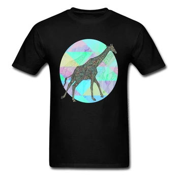Design Girafa Remix Rock Barbati Top tricouri Personalizate de Moda de petrecere a timpului Liber Tricou Bumbac Natural Barbati Ieftine Tricou de Brand Nou