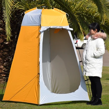 Duș în aer liber Baie Cort Impermeabil Anti-UV Schimbarea Camera de Amenajare Plajă de Confidențialitate Toaletă Adăpost pentru Vanatoare Camping Duș