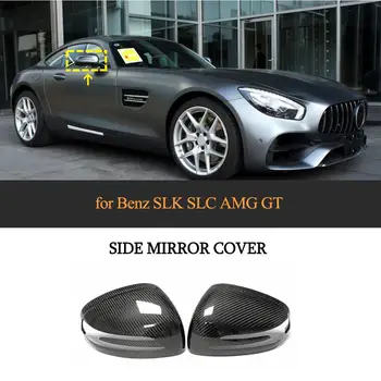 Fibra de Carbon Oglindă de Acoperire pentru Mercedes-Benz SLK SLC SL AMG GT R172 SLK200 SLC300 SLC260 2012-2019 Oglinda Retrovizoare capace Capace