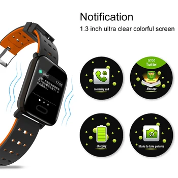 Portabil Tensiunii Arteriale Ceas Echipamente Medicale Impermeabil Monitor De Ritm Cardiac, Pedometru Smart Watch Sport Bratara Menține Sănătoși