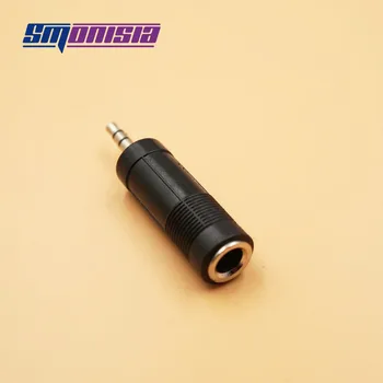 Smonisia 100buc 3,5 mm cu 3 Poli, Masculin Stereo 6,35 mm Conector de sex Feminin 3.5 Plug la 6.35 Jack Soclu cablu Conector Adaptor Audio