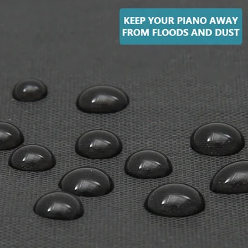 Electronic Piano Cover Keyboard Sac de Praf Durabil, Pliabil Sac de Depozitare pentru 61/88-cheie Murdărie-Dovada Protector pe Scena
