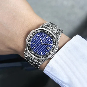 ONOLA designer de cuarț bărbați 2019 cadou unic ceas de mână rezistent la apă de moda casual, Vintage clasic de aur ceas de lux barbati