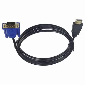 1,8 M HDMI Male la VGA Video Converter Cablu Adaptor Cablu pentru PC, DVD, HDTV 1080P
