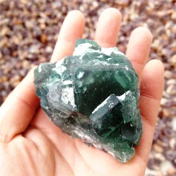 1buc Naturale, fluorit verde Minerale-specimen cluster de cristal mineral exemplare Pietre și cristale de Vindecare de cristal