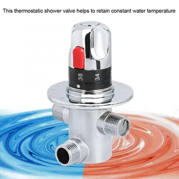 Reglabil Mixer Termostatic Ventil Din Alamă, Mixer De Apa Fierbinte/Rece Apa De Amestec Temperatura Supapei De Comandă Pentru Acasă De Încălzire A Apei