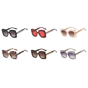 Peekaboo doamnelor supradimensionat ochelari de soare femei pătrat nit 2020 tendință de sex feminin de ochelari de soare mari uv400 vânzare fierbinte de vară stil roșu