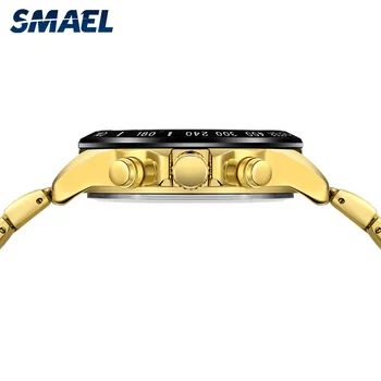 SMAEL Barbati Ceas de Lux, oameni de Afaceri Ceasuri Sport Barbati Brand de Top rezistent la apa de Aur din Oțel SL-9062 Cuarț Ceas pentru Bărbați Relogio Masculino