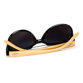New sosire Lemn ochelari de Soare pentru femei ochelari de soare bambus ochelari de soare pentru femei barbati Oglindă ochelari retro de sol masculino