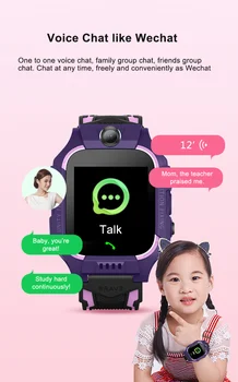 Copii Ceas Inteligent Anti-a pierdut în Siguranță SOS Apel Bluetooth Cartela Sim aparat de Fotografiat Impermeabil pentru Android Fată Băiat Drăguț Smartwatch 2019