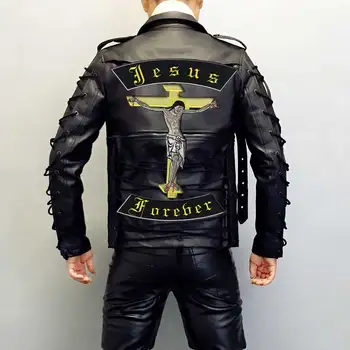 ISUS pentru TOTDEAUNA Brodate punk motociclist Patch-uri de Haine Autocolante Accesorii de Îmbrăcăminte Insigna