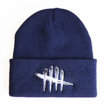 Iarna Noua Moda de Stradă Hip-hop Lână Capac de Oameni Morți De Zi Model de Broderie Tricot Pălărie în aer liber, Călărie Schi Cald Beanie Hat