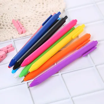 30 Buc Bomboane Apăsat Neutru Pen Versiunea coreeană de Solid de Culoare Mată Apă Pen Papetărie Spray Rod Sări Pen