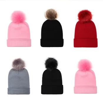 2019 Iarna Pompom Pălării pentru Femei HipHop Pălărie Tricotate Femei Cald Slouchy Capac Croșetat de Schi Beanie Pălărie de sex Feminin Moale Largi Chelioși