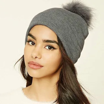 2019 Iarna Pompom Pălării pentru Femei HipHop Pălărie Tricotate Femei Cald Slouchy Capac Croșetat de Schi Beanie Pălărie de sex Feminin Moale Largi Chelioși