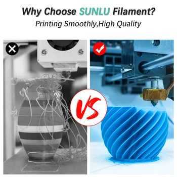 SUNLU PLA 1,75 mm 1KG 2.2 LBS Imprimantă 3D cu Filament de Plastic 1kg PLA Materiale de Imprimare 3D Bună Rezistență 3d Filamente