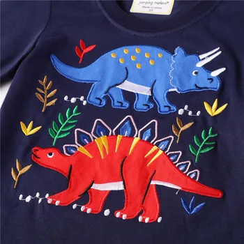 Băiatul tricouri Maneca Lunga pentru Copii Baby Boy Casual Desene animate Dinosaur Brand Fashion Boy tricou Baieti Topuri & Tricouri