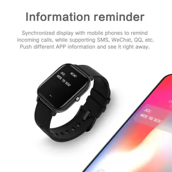 COXANG P8 Ceas Inteligent Bărbați/Femei Full Touch Screen Monitor de Ritm Cardiac tensiunea Arterială P8 Smartwatch 2020 Pentru Android IOS Xiaomi