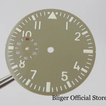 BLIGER Gri 38.9 mm Nologo Manual Dial Watch Ceas Ace fit ETA 6497 6498 Circulație