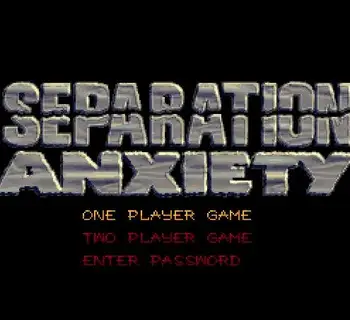 Anxietatea de separare 16 Biți Mare Gri Carte de Joc Pentru NTSC Joc de Jucător