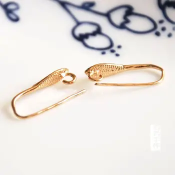 En-gros de 10 perechi/lot placat cu aur cercel cârlige incuietoare franceză cârlige de pește cârlige de luare de bijuterii de artizanat constatările DIY pentru femei