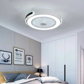 Control de la distanță inteligent Ventilatoare de Tavan Cu Lumini Pentru Camera de zi cu LED-uri Moderne de Răcire Ventilador Ventilador De Techo