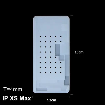 Silicon Anti-Alunecare din Cauciuc Mat pentru Telefon 11 Pro MAX Pro 11 X XS XS Max Rezistenta la Temperaturi Ridicate de Vacuum cu ventuze Cu Gaura