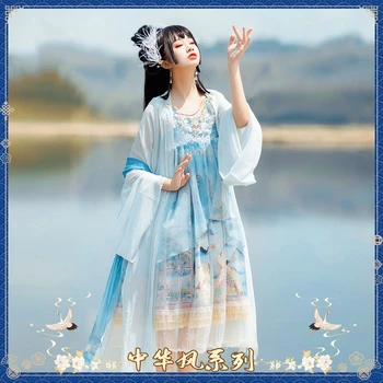 Chineză stil lolita rochie vintage din dantela bowknot imprimare drăguț kawaii rochie gothic lolita jsk talie mare rochie victoriană loli cos