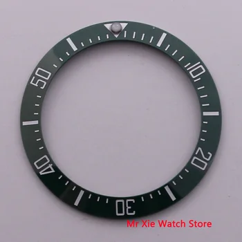 39.7 mm negru Steril bezel ceramica introduce luminos dot fit 44mm ceasul caz SUB Automată bărbați ceas