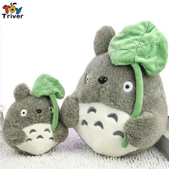 Anime Vecinul Meu Totoro Frunze De Lotus Jucărie De Pluș Triver Animale Împăiate Papusa Copil Copii Copii Fata De Jucarii Cadou De Ziua Decor Acasă