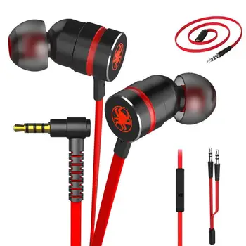 G20 de Reducere a Zgomotului Stereo Gaming Headset In-ear Sport căști Cu Microfon cu Fir Atracție Magnetică pentru Căști