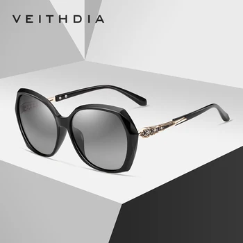 VEITHDIA Femei ochelari de Soare Polarizat Gradient Lens Lux Doamnelor Designer de ochelari de Soare Ochelari de Accesorii Pentru Femei 3159
