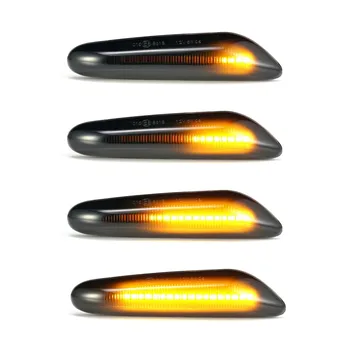 1 Pereche Mașină de Semnalizare Lumini LED-uri pentru semnalizare Semnalizare Lampă, Lampă de Semnal de poziție Laterale Pentru bmw E90 E91 E92 E93 E60 E87 E82 E46