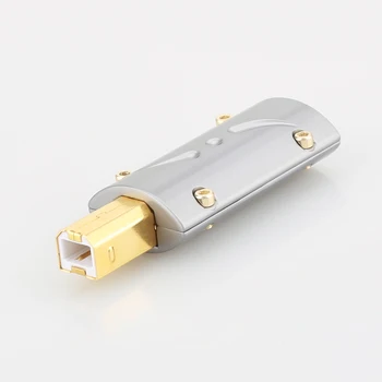 De înaltă calitate Viborg placat cu Aur, USB B Partea