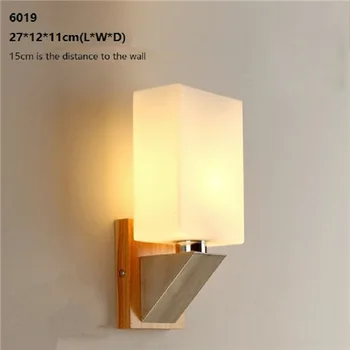 Lemn masiv Lampă de Perete Stil Japonez Living, Sufragerie, Coridor, Culoar de Lumină Creative Dormitor cu LED-uri de iluminat de Perete