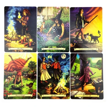 De Zi Cu Zi Vrăjitoare Oracle 40 Pachet De Cărți De Tarot Englezesc Complet Petrecere De Familie Tabla De Joc Astrologie Soarta Divinație