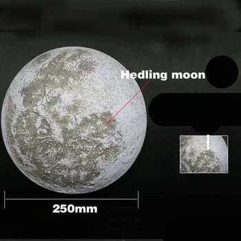 CONDUS de Vindecare Luna Lumina de Noapte 6 Tipuri Faza de Vindecare 3d Reglabil luna lampă cu control de la distanță pentru Perete Lampă de Plafon