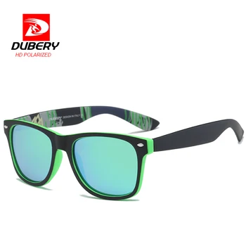 DUBERY Brand Polarizate pilot ochelari de Soare Barbati Retro sex Masculin Colorate Ochelari de Soare Pentru Barbati de Moda de Lux Oglindă Nuante Reci Oculos