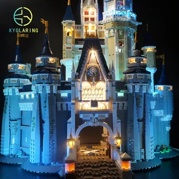 Lumina LED-uri Kit Pentru Creative Series Cenusareasa Printesa Castelul Model de Lumină Set Compatibil Cu 16008 Și 71040