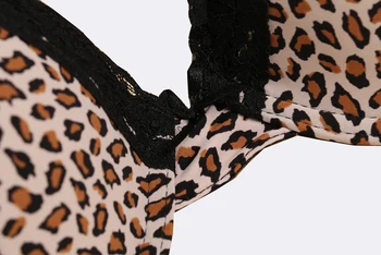 Ludevelop Brand Sexy Leopard Femei Sutien Plus Dimensiune Sutien Push-Up Din Dantela Tanga Lenjerie Chilot De Lux De Moda Sutien Scurtă Seturi