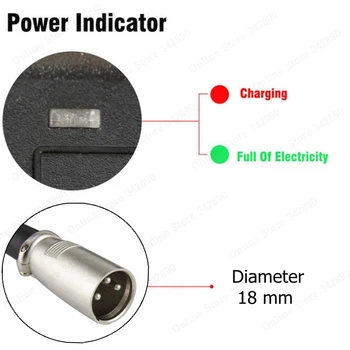 36V 2A 3-pin XLR plumb-acid fel de baterie-bike Charger41.4 V scuter electric e-bike încărcător acumulator plumb-acid
