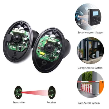 Universală cu Infraroșu Detector de siguranță fascicul de Fotocelula Senzor de Siguranță sistem de alarmă