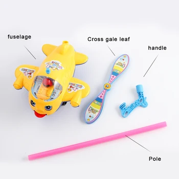 2020 Împinge Avionul de Jucărie din Plastic Împinge Căruciorul pentru Copii Toddler de Învățare de Mers pe jos Cosul de Avion de Jucărie