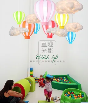 Creativ, Modern, de Culoare Simplu pentru Copii Camera mamei și a Copilului Magazin de Îmbrăcăminte Grădiniță loc de Joacă pentru Balon cu LED-uri Candelabru